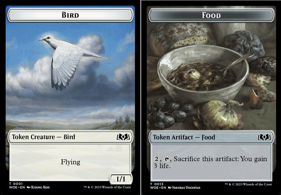 Bird Token // Food Token (013) - Foil